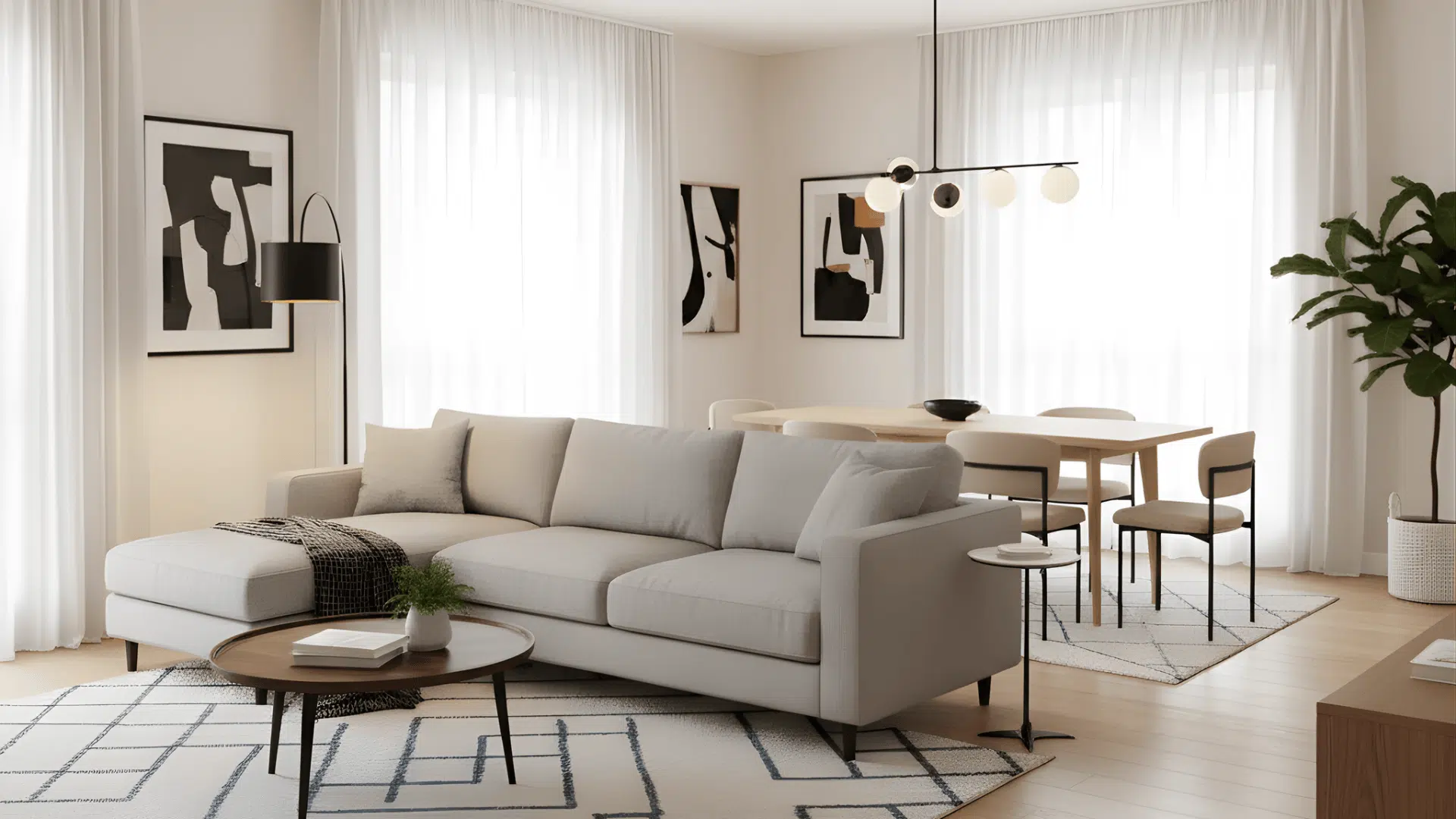 open concept spaces