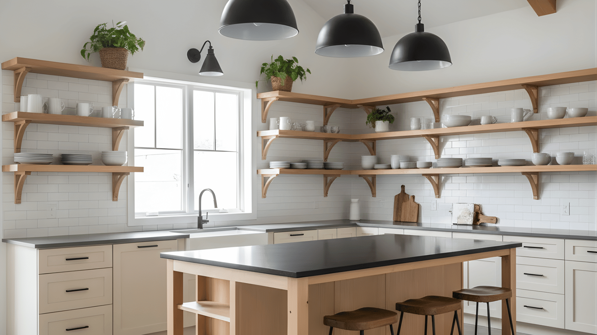 open shelving