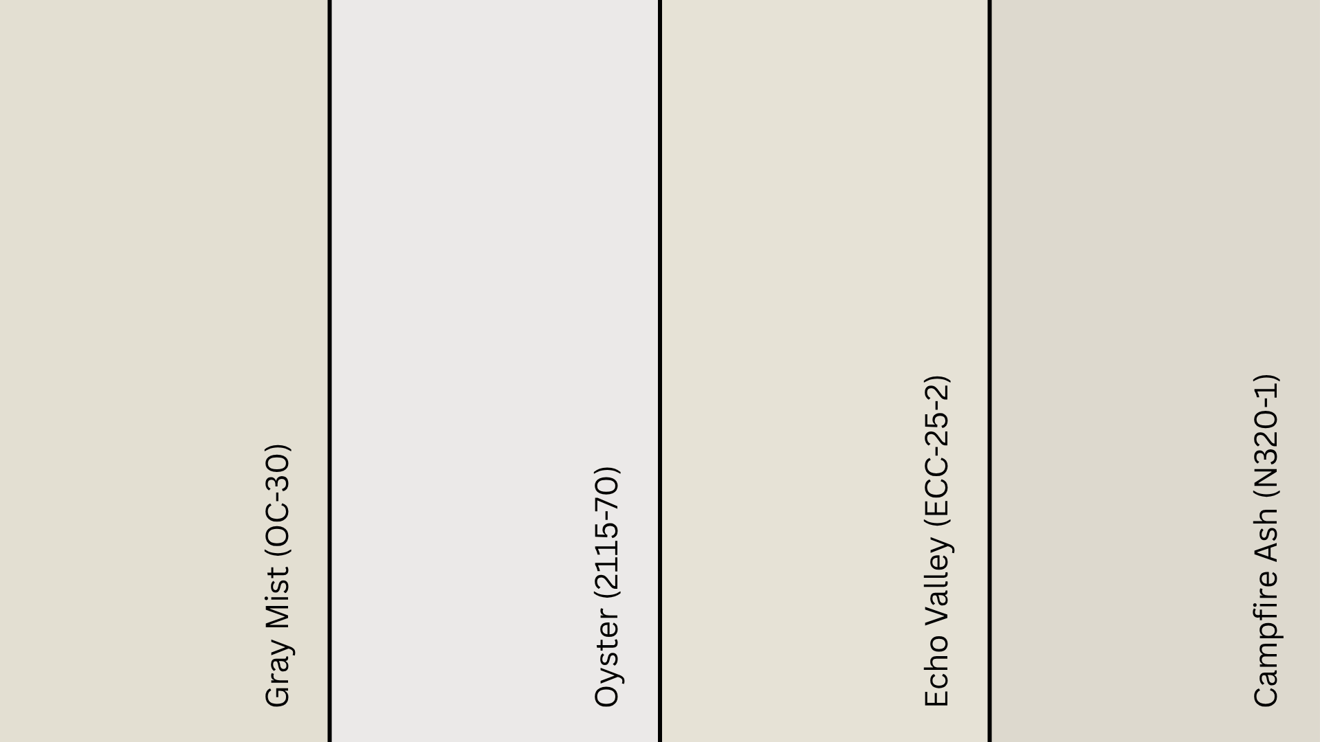 oyster white equivalents in other brands