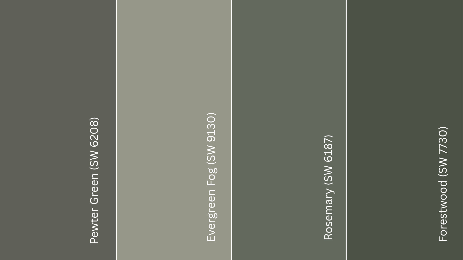 pewter green vs other sherwin williams greens