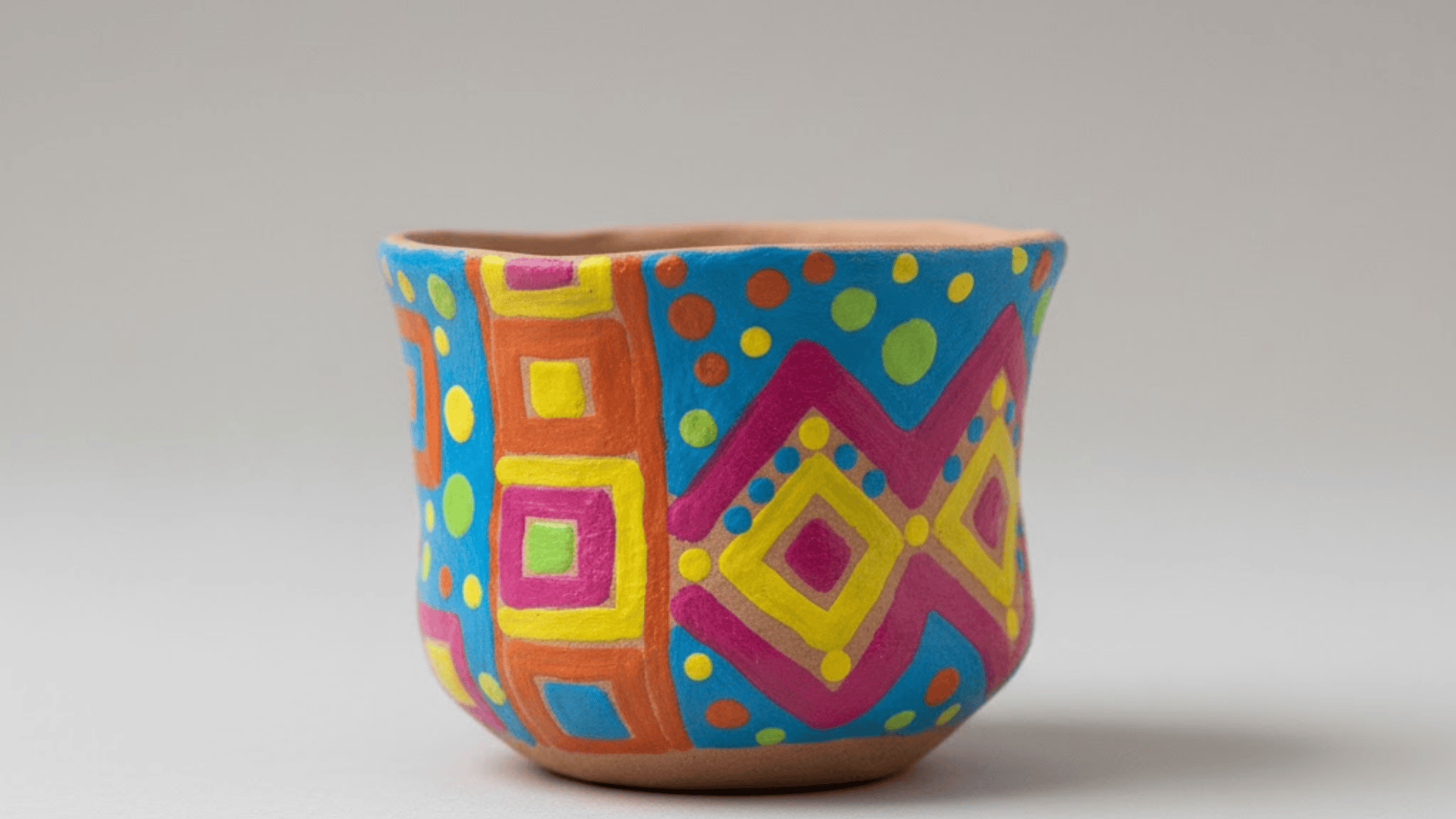 pinch pots with painted patterns pots pinch pot ideas
