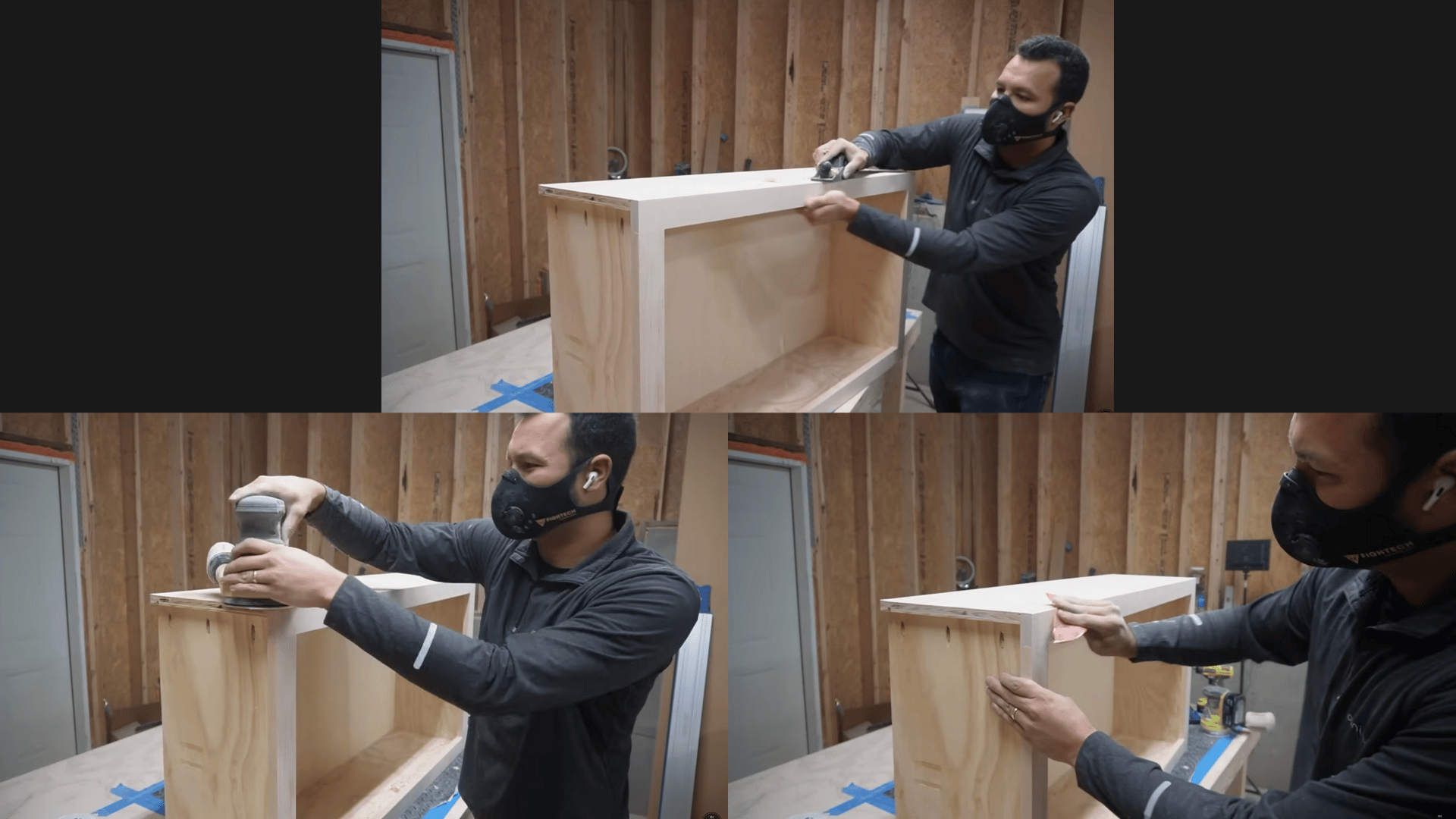 prep the cabinets for finish diy kitchen cabinets