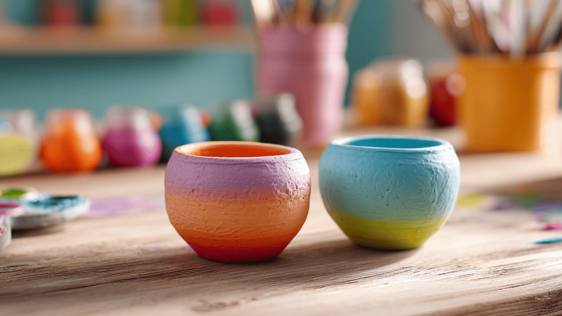rainbow painted pinch pots pinch pot ideas