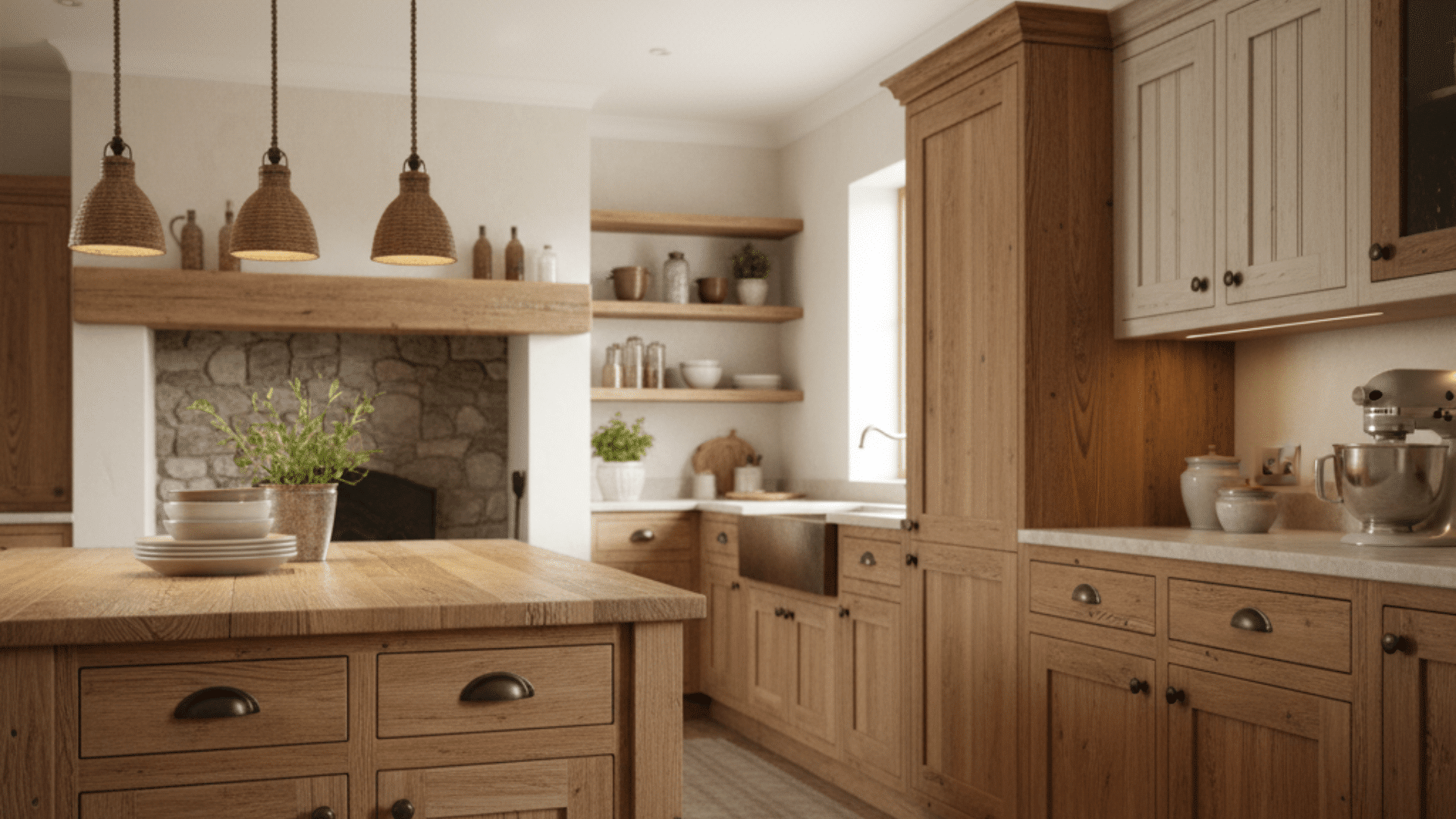 rustic cabinets