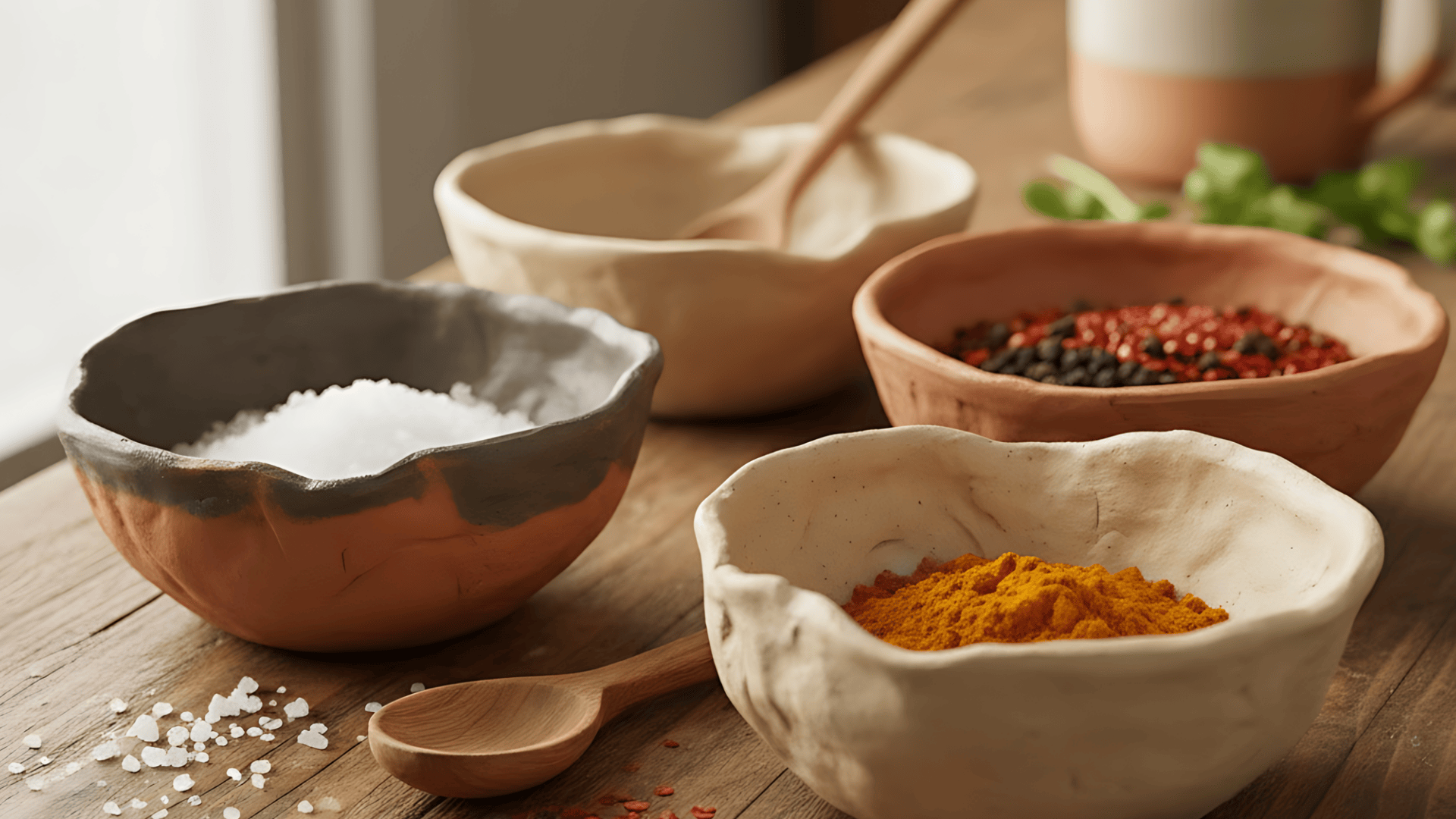 salt and spice bowls pots pinch pot ideas