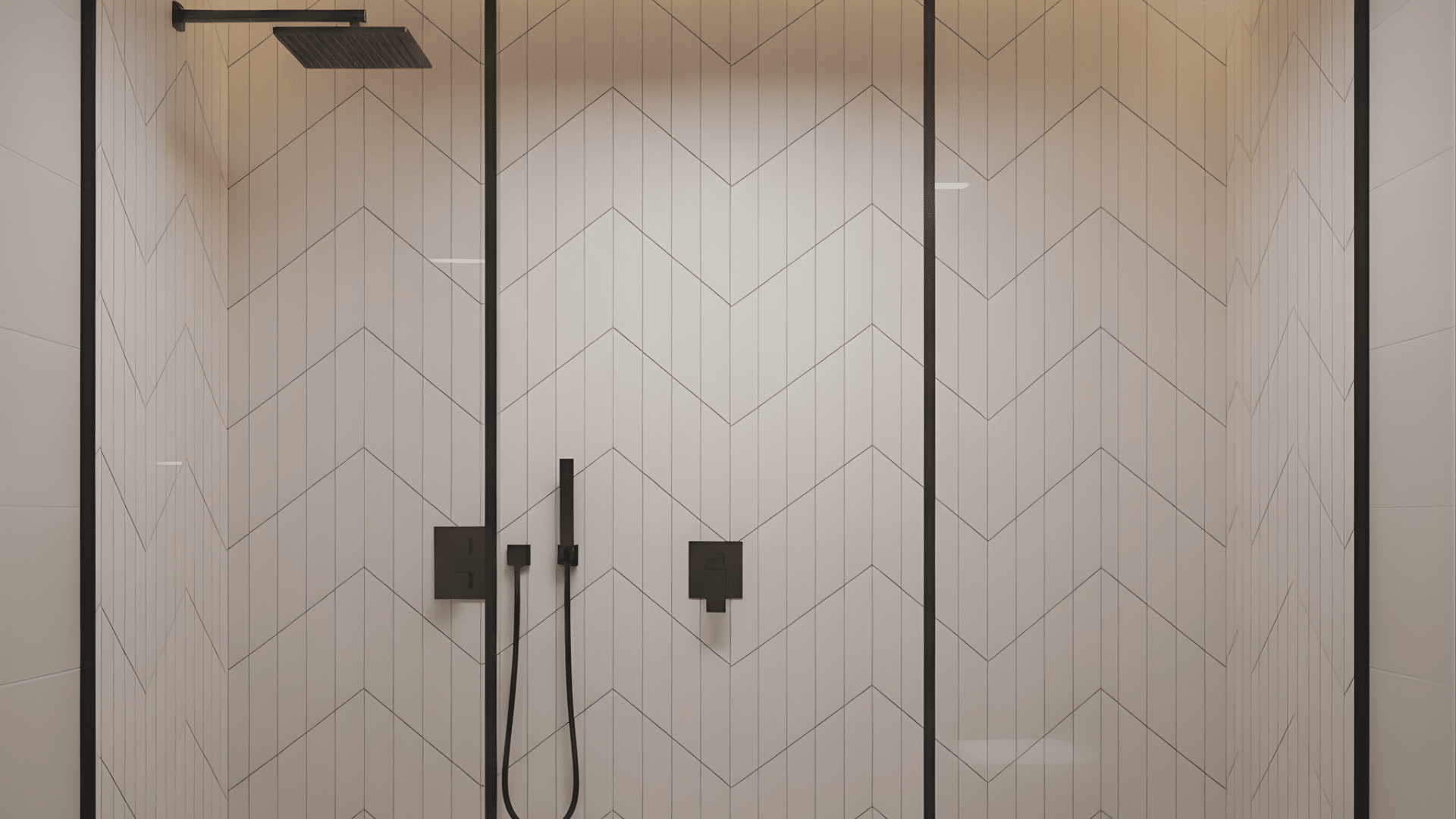 sculpted chevron wall panels