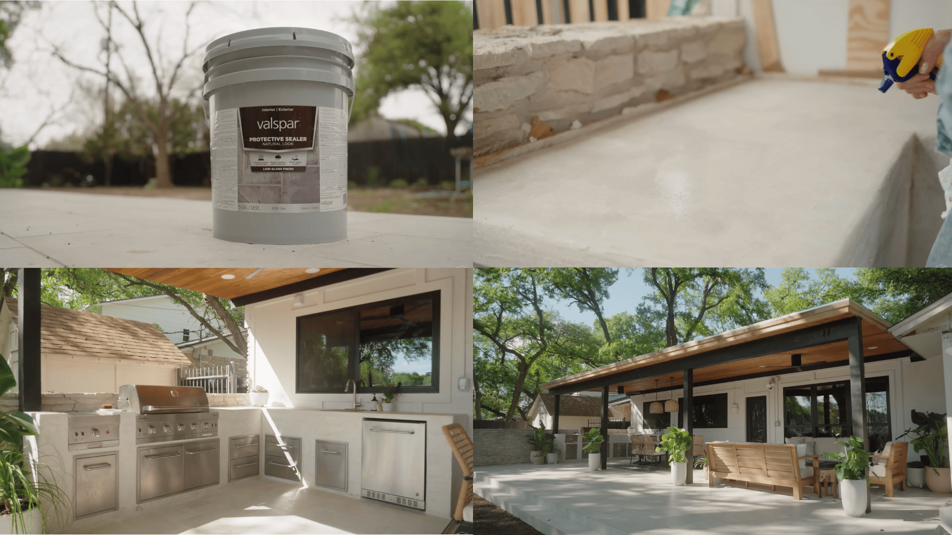 seal the countertops and add final touches build an outdoor kitchen