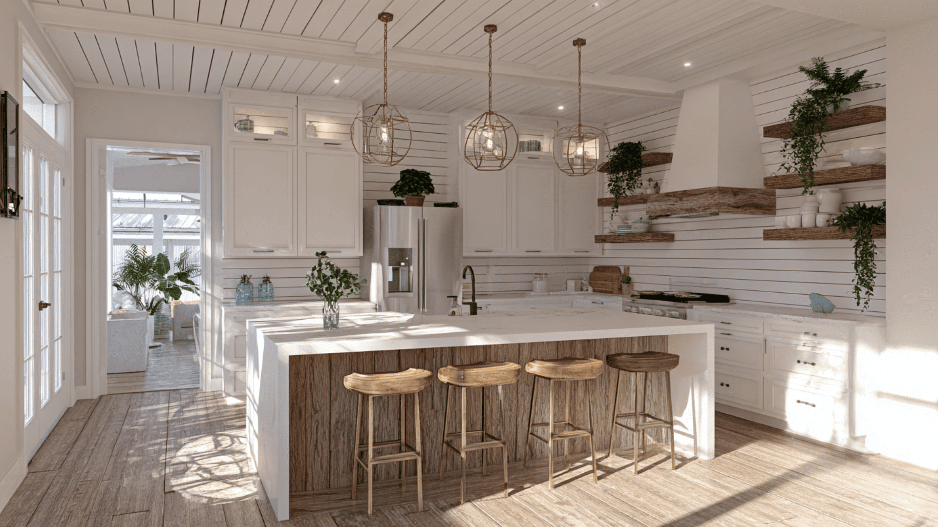 shiplap backsplash