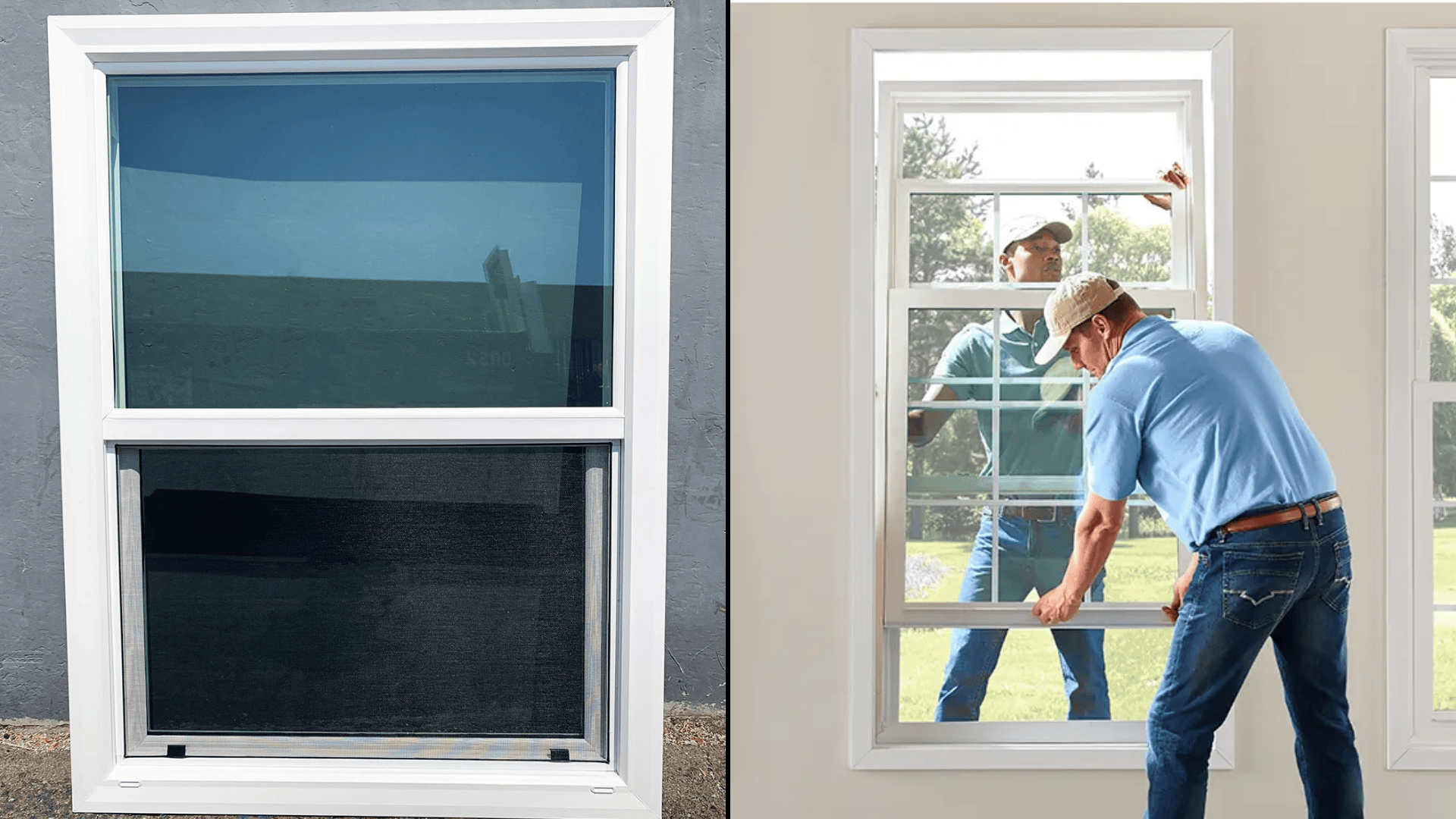 single hung vs double  hung windows