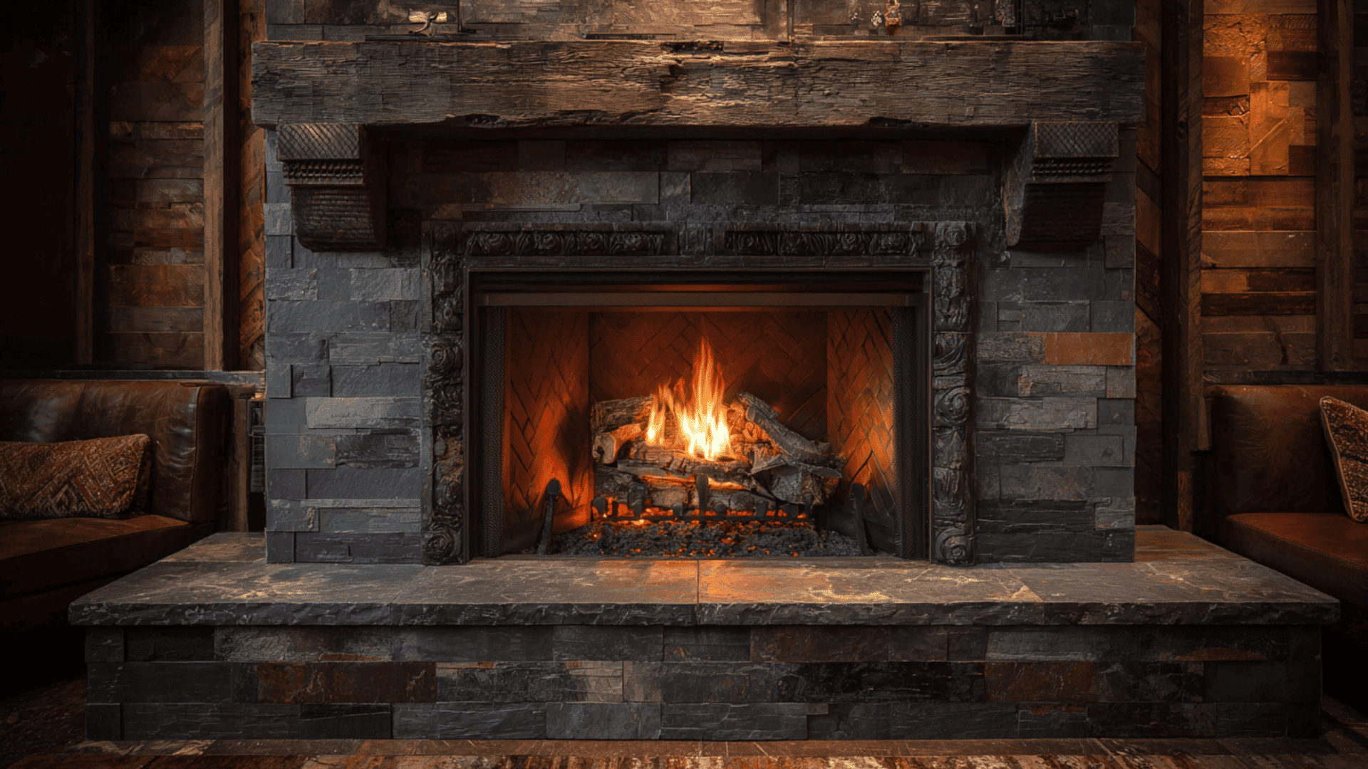 slate ledger panel surround