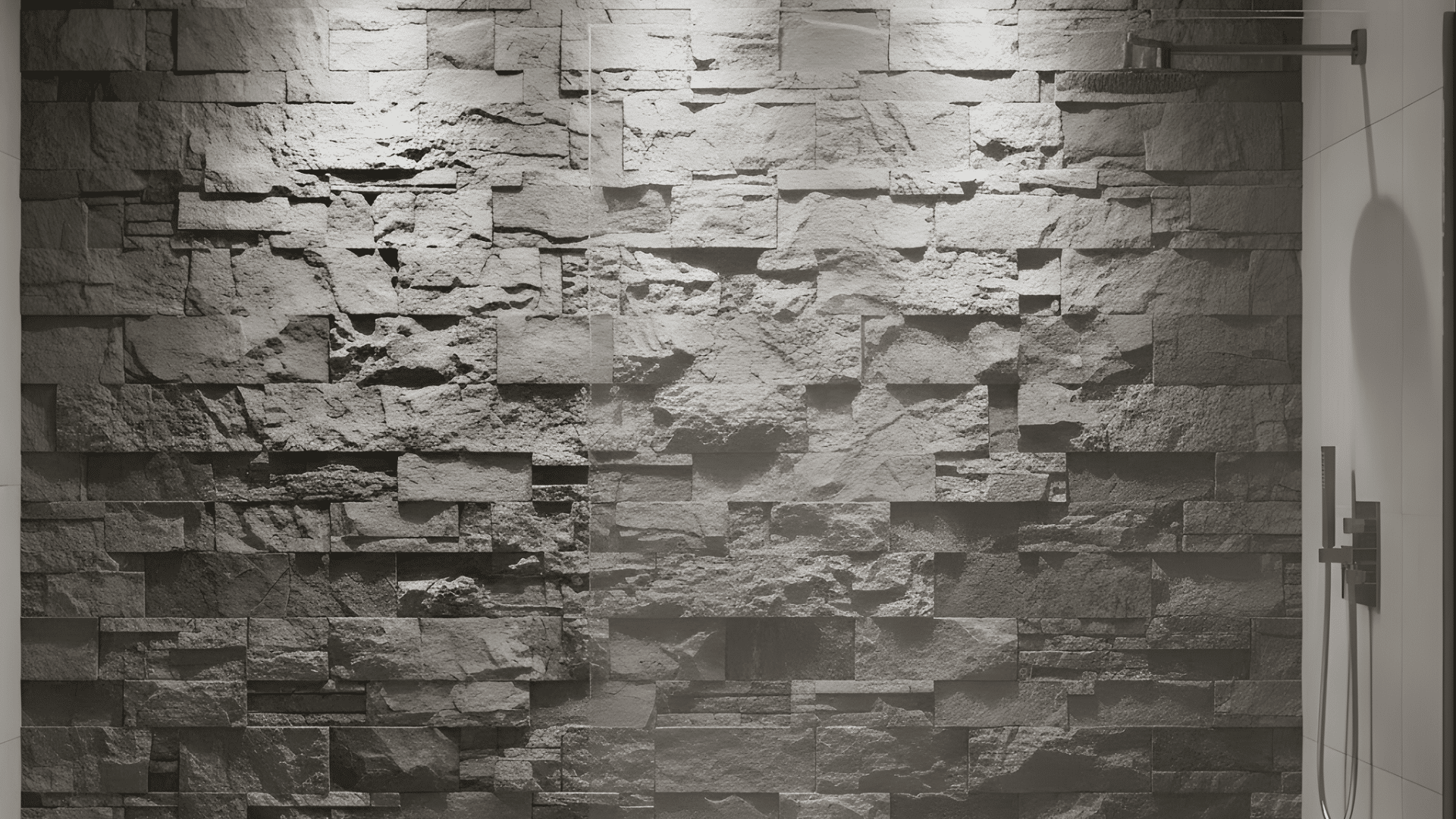 split face stone wall