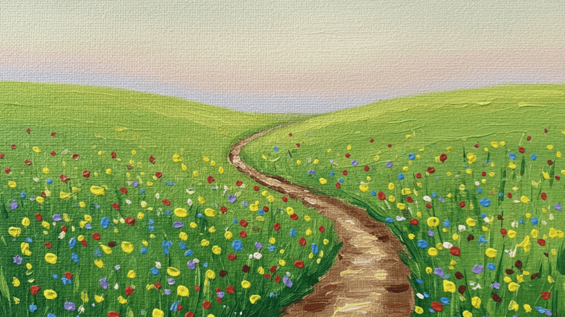 spring meadow path