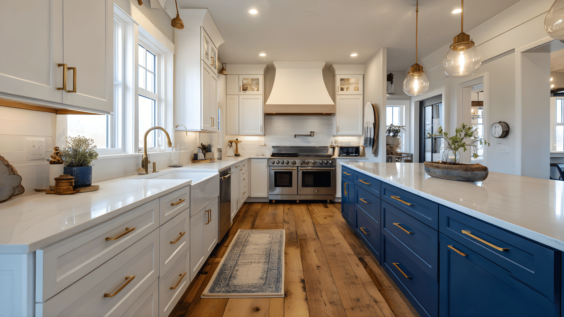 two tone cabinets