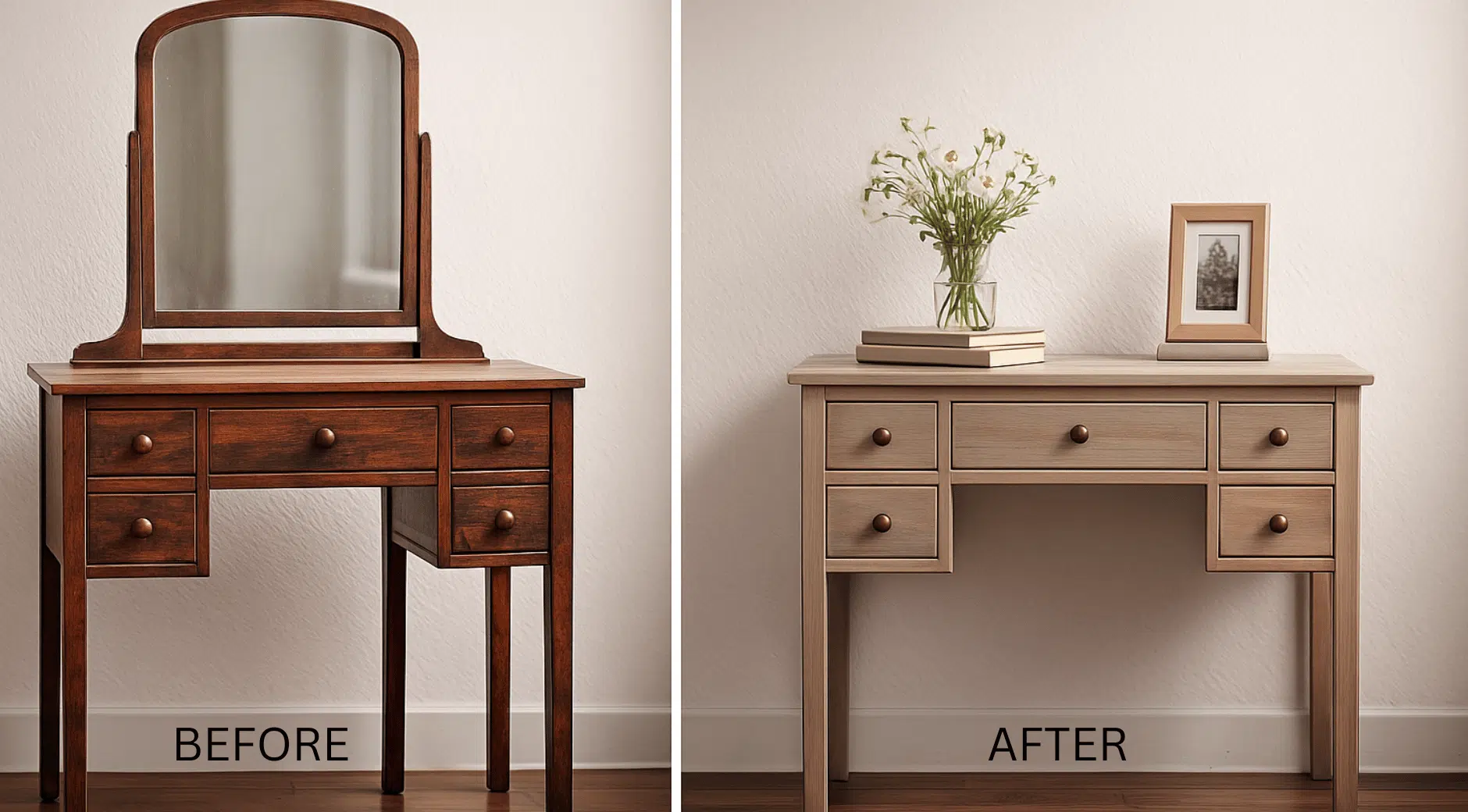 Vanity Turned Hallway Console Table