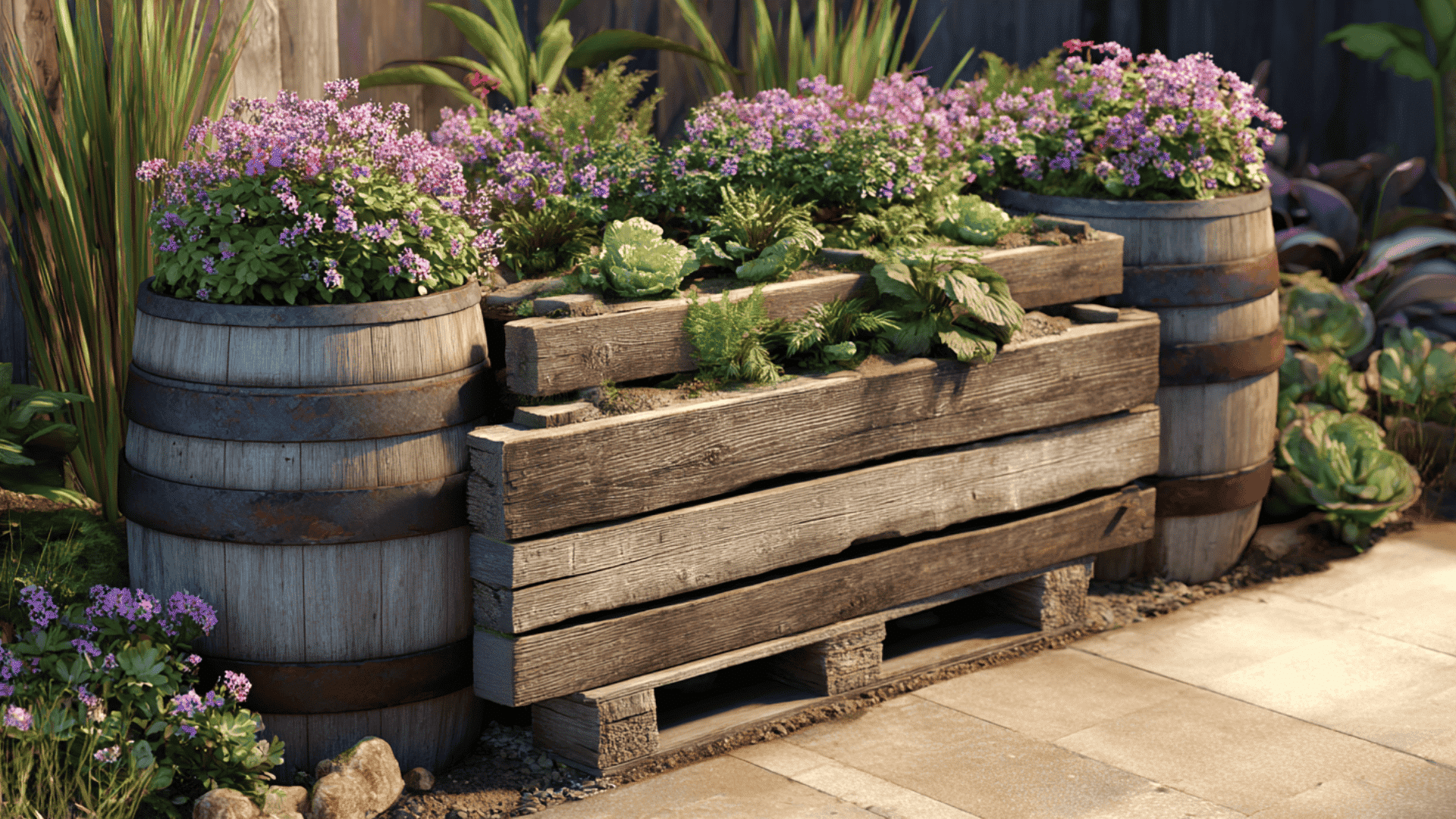 upcycled planter box