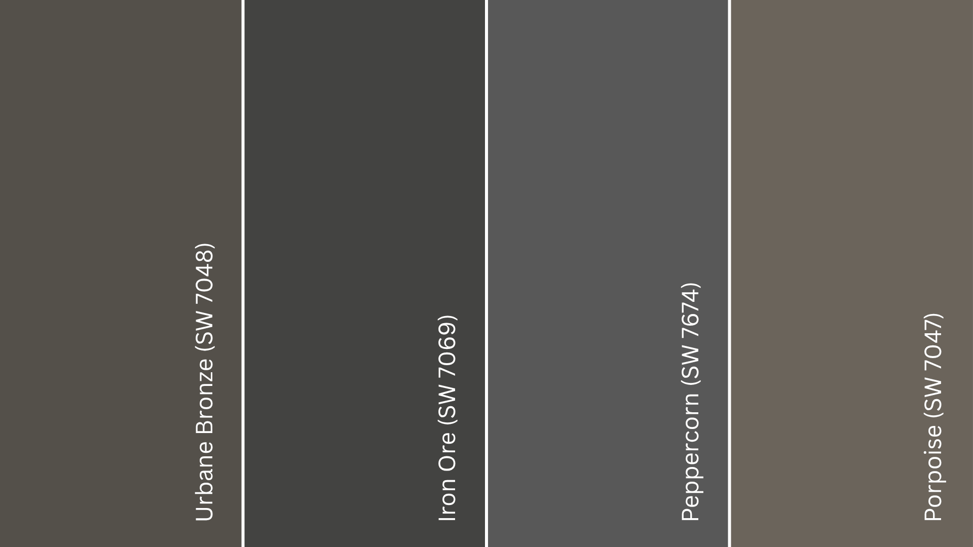 urbane bronze vs similar shades
