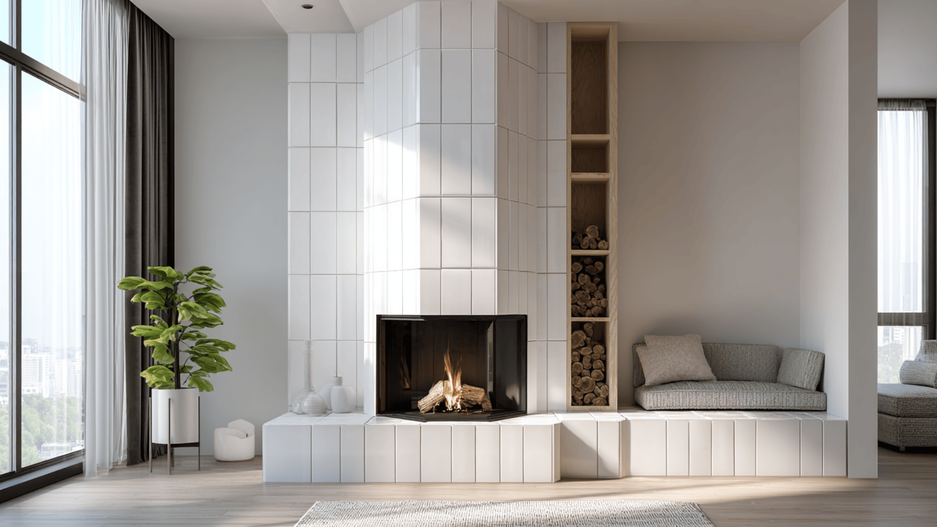 vertical stacked ceramic layout