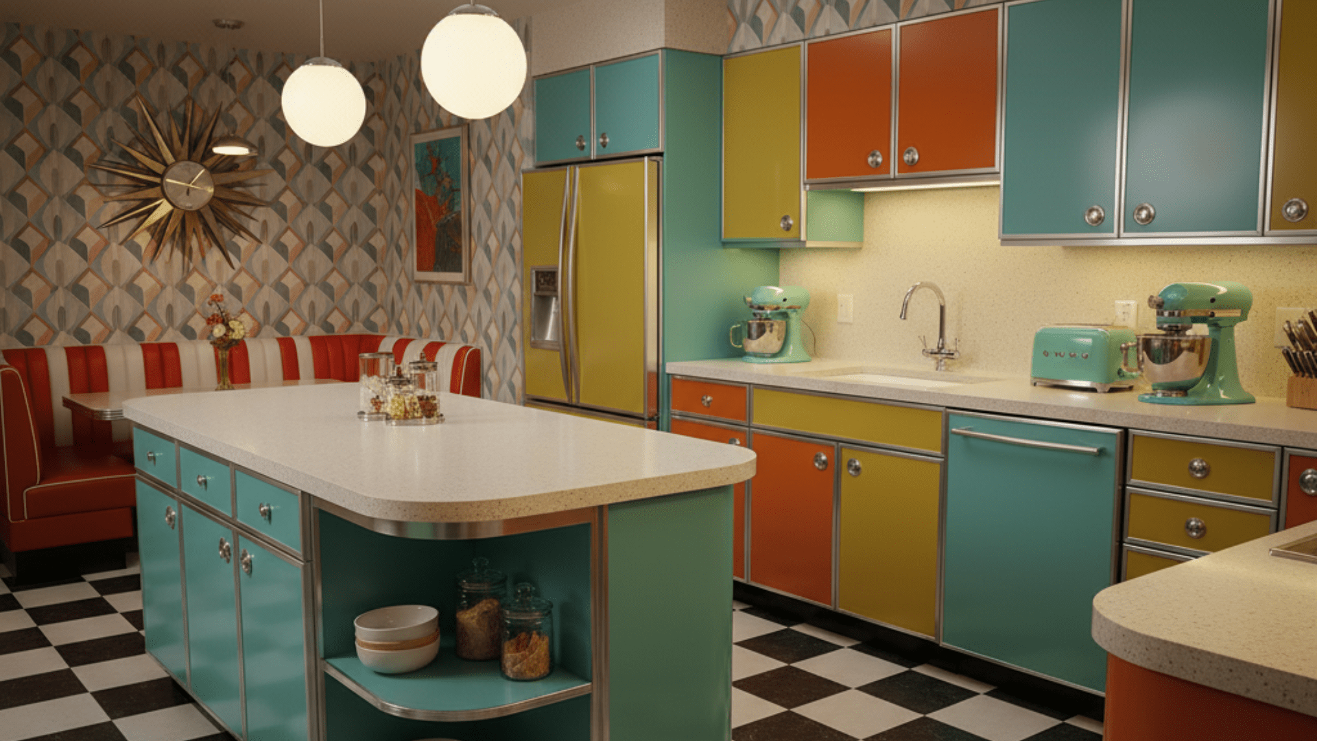 vintage retro cabinets