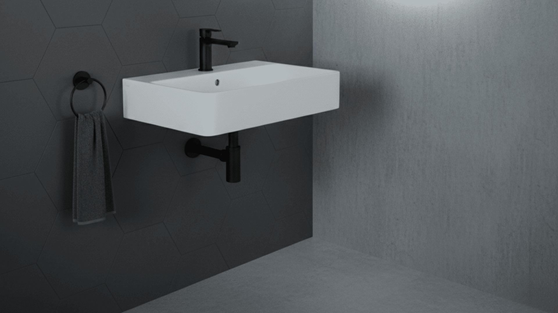 wall mounted sink