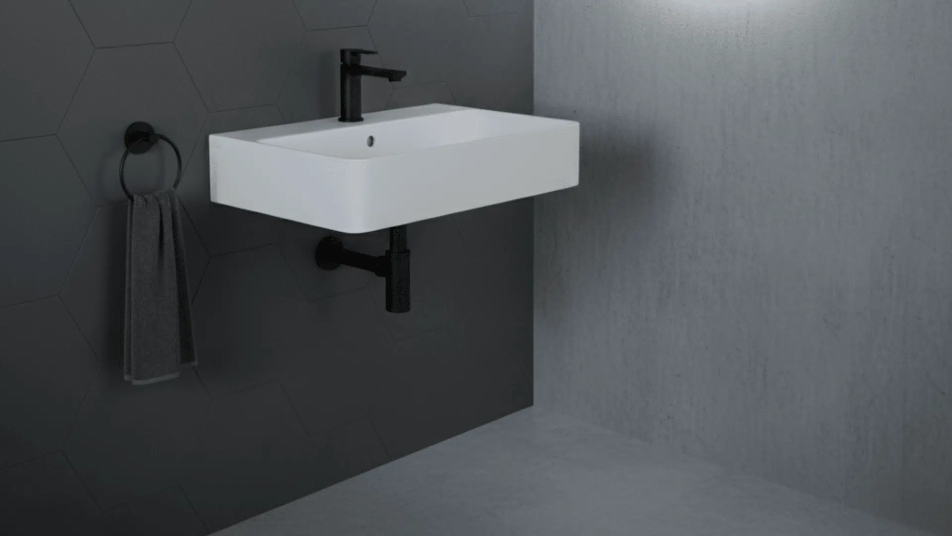 wall mounted sink