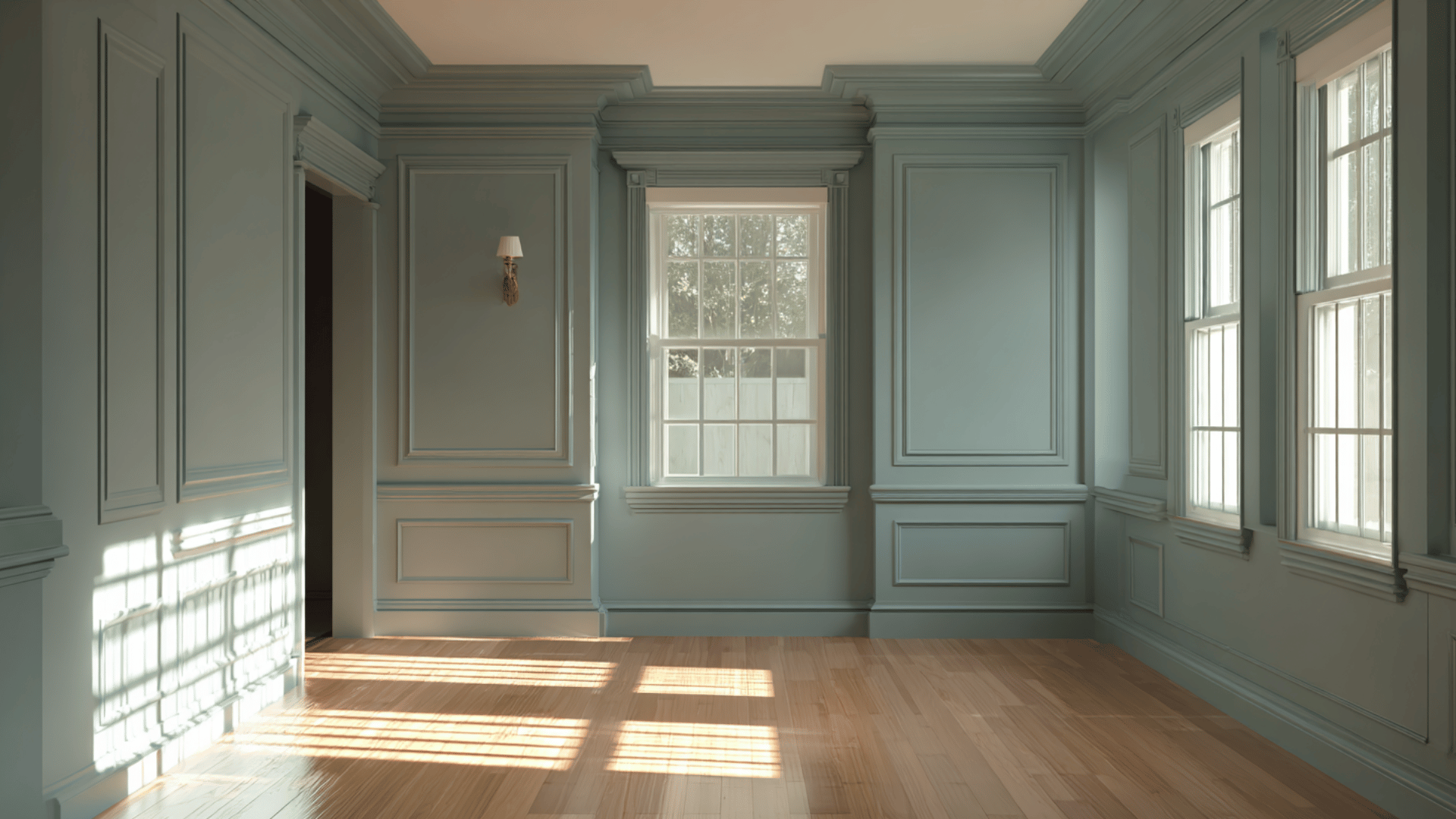 walls and trim in the same color