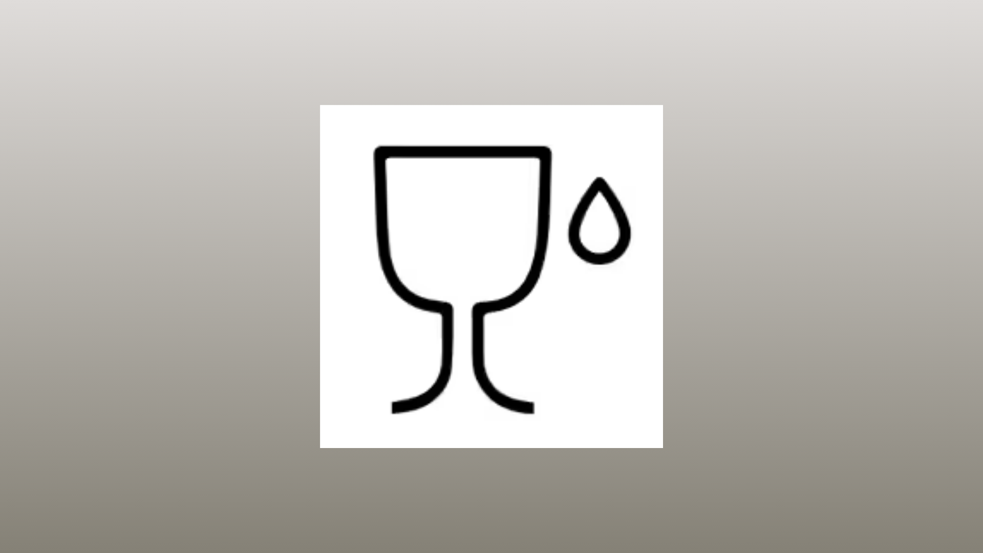 wine glass with water droplets