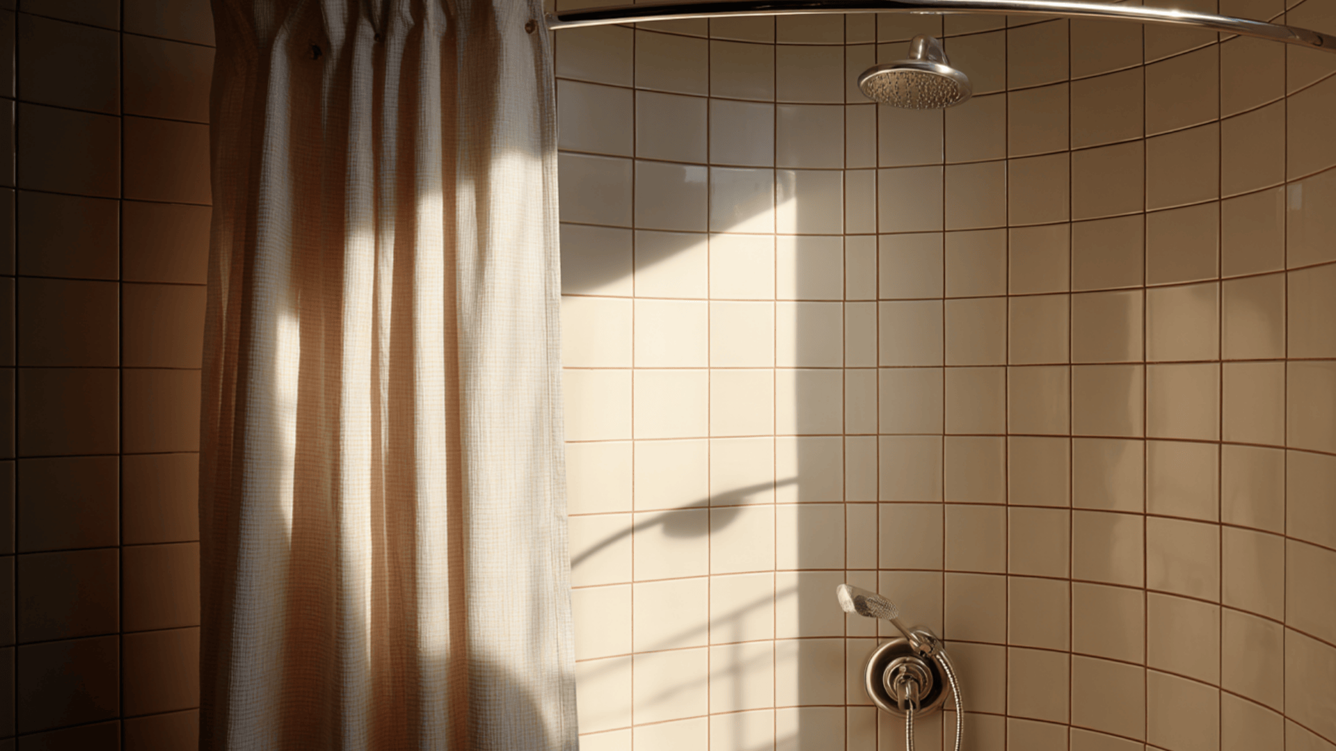 curved shower curtain rod