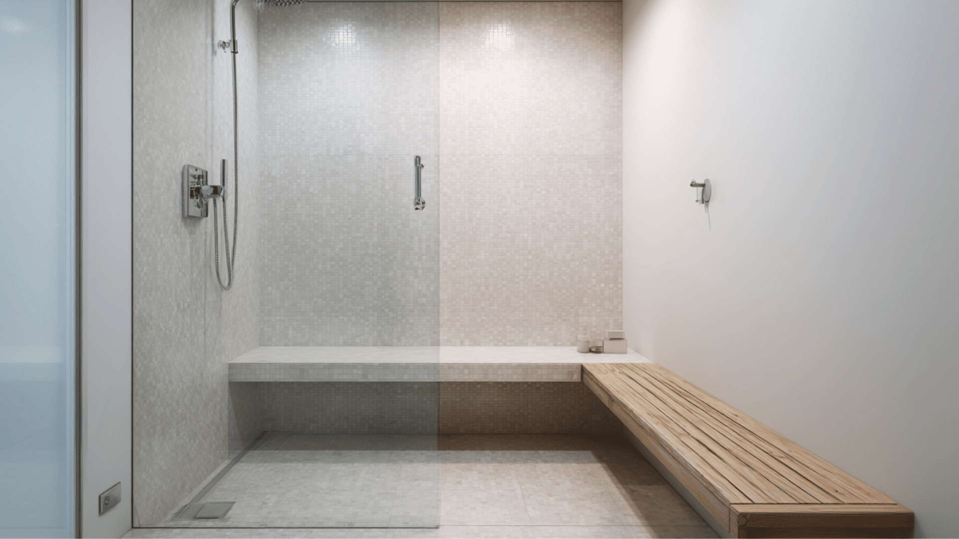 floating shower bench