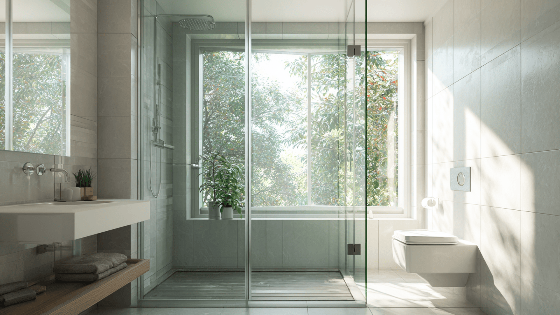 full glass partition wall