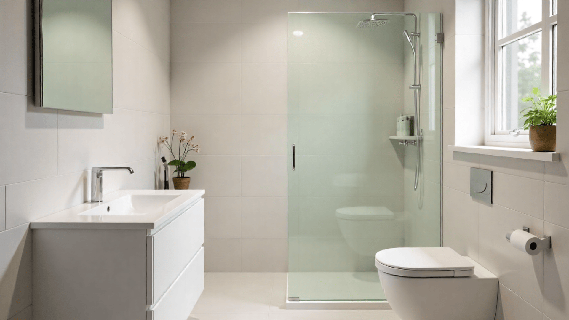 glass half wall divider