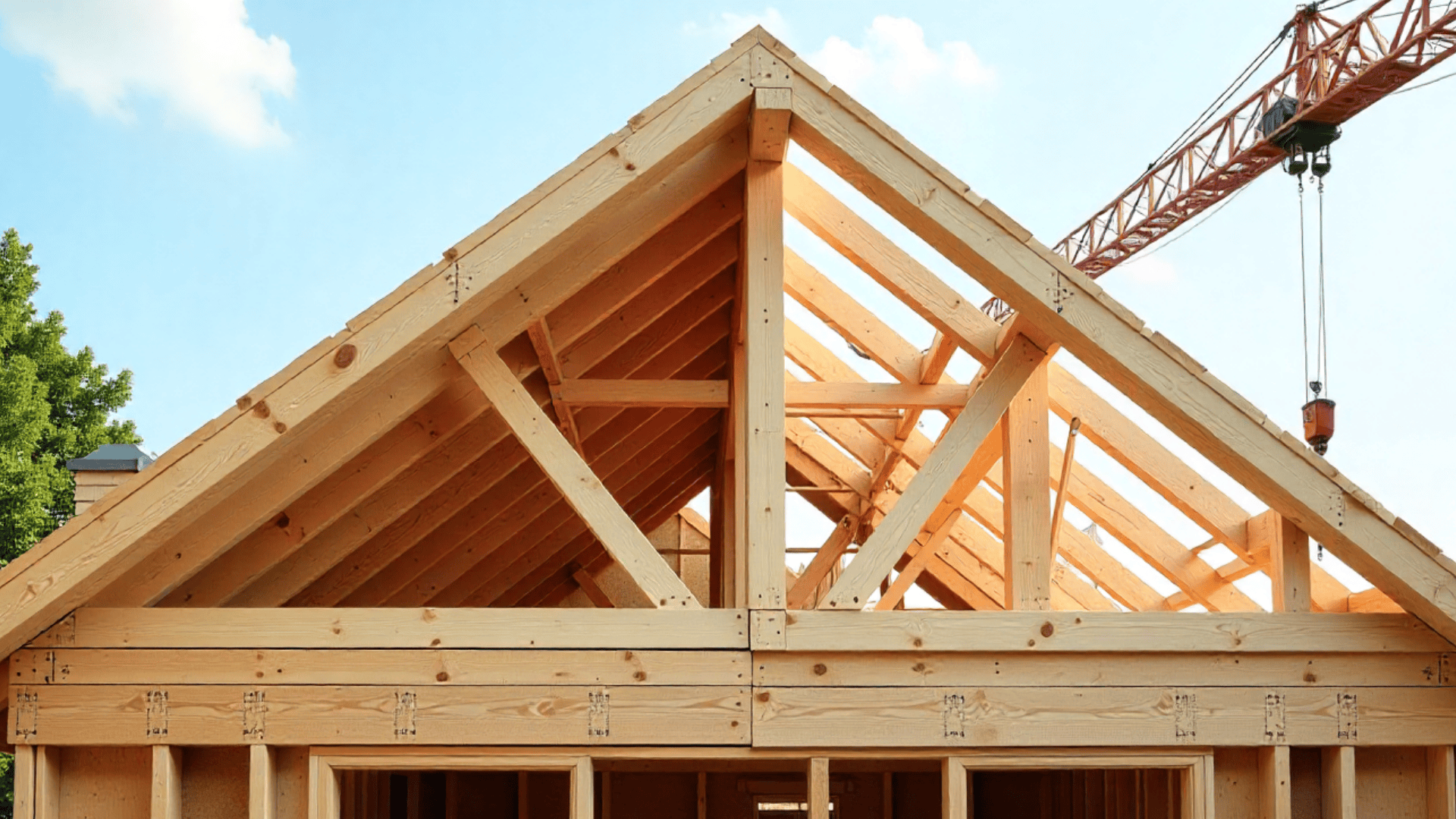 major differences roof rafters vs trusses