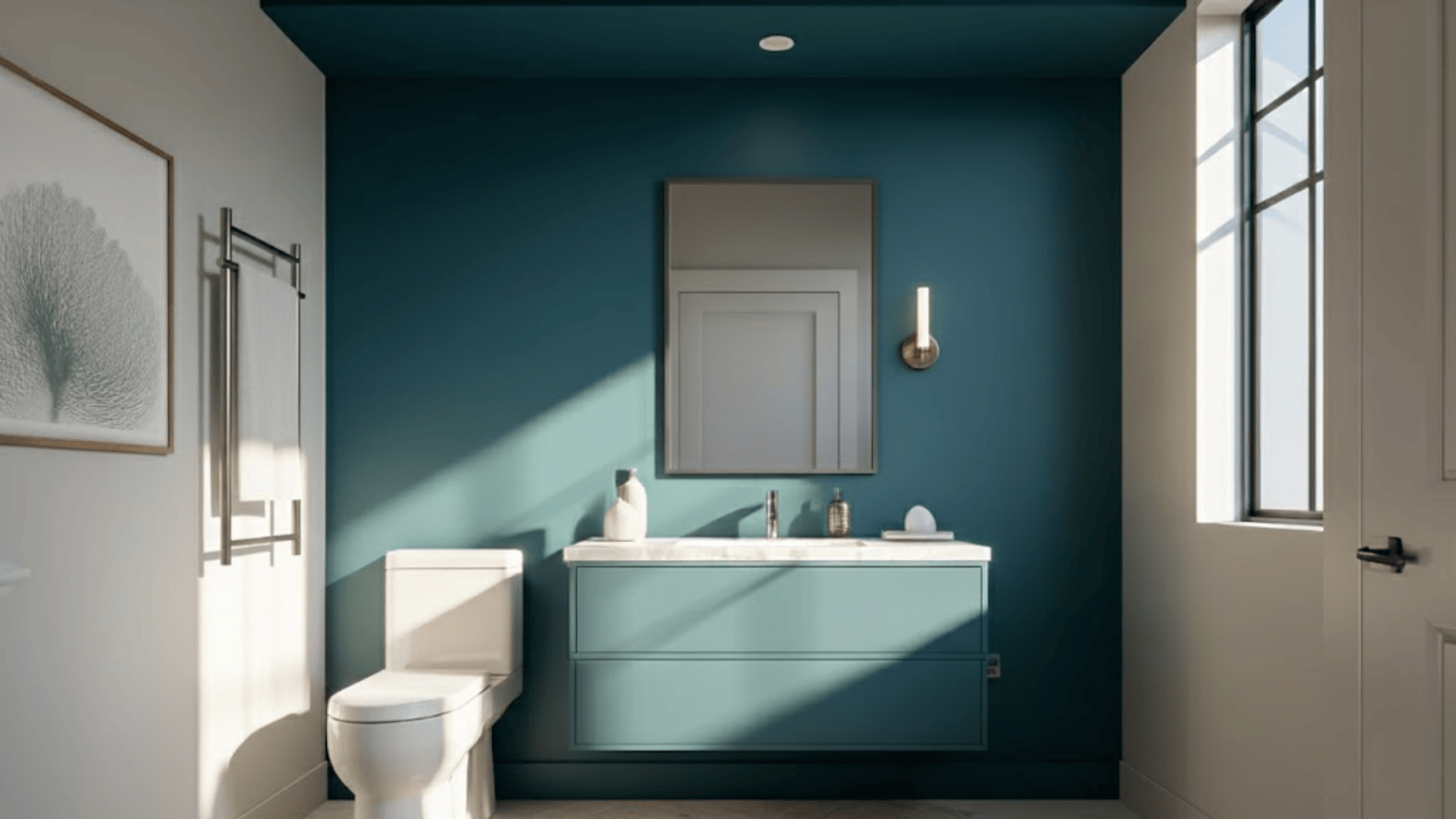 use one bold accent wall