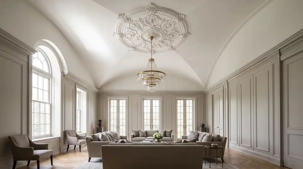 plaster-medallion-at-the-vault-peak